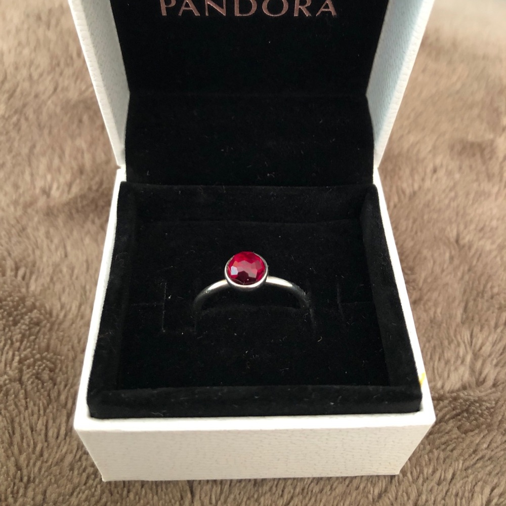 Pandora (July) Droplet Ring